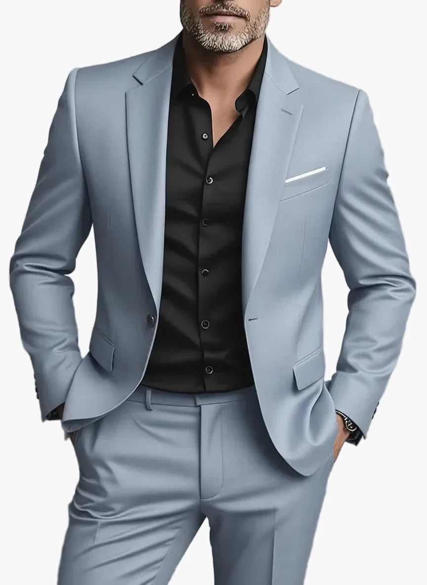 Herren Zweiteiliger Anzug Modern Slim Fit Business & Abendmode