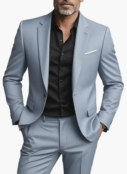 Herren Zweiteiliger Anzug Modern Slim Fit Business & Abendmode