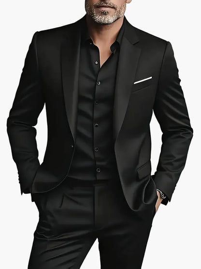 Herren Zweiteiliger Anzug Modern Slim Fit Business & Abendmode