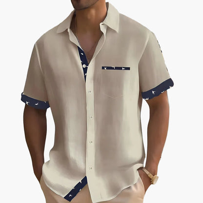 Herren Freizeit Hemd im modernen Streetwear-Stil – Kurzarm, ideal für Alltag & Sommer