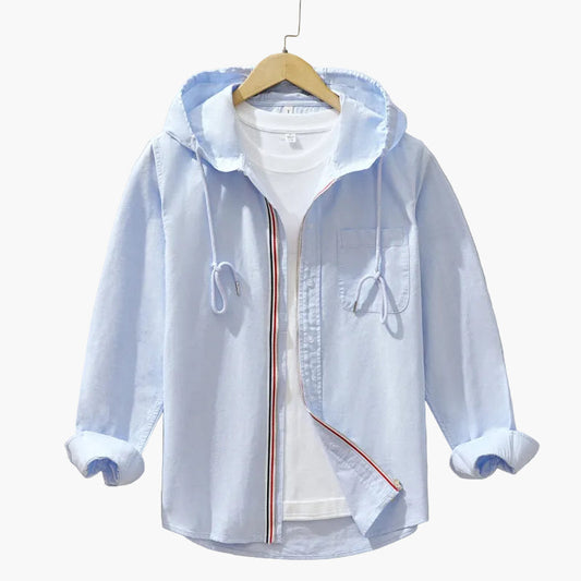 Herren Kapuzenhemd im modernen Casual-Look – Ideal für Freizeit und Alltag