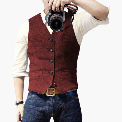 Herren Weste Modern Elegant – Stilvolles Gilet für Freizeit & Business Outfits