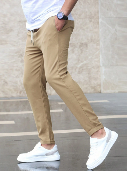 Herren Stretch-Freizeithose mit Kordelzug – Modern, Bequem & Vielseitig