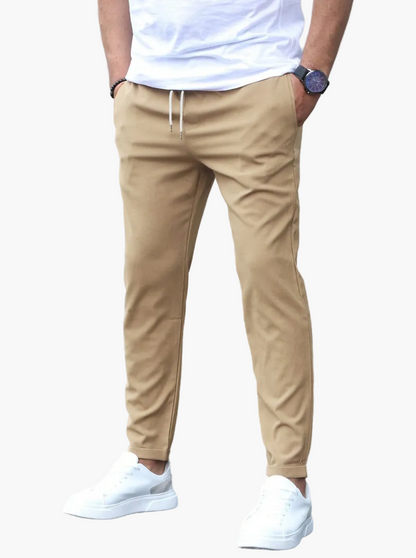 Herren Stretch-Freizeithose mit Kordelzug – Modern, Bequem & Vielseitig