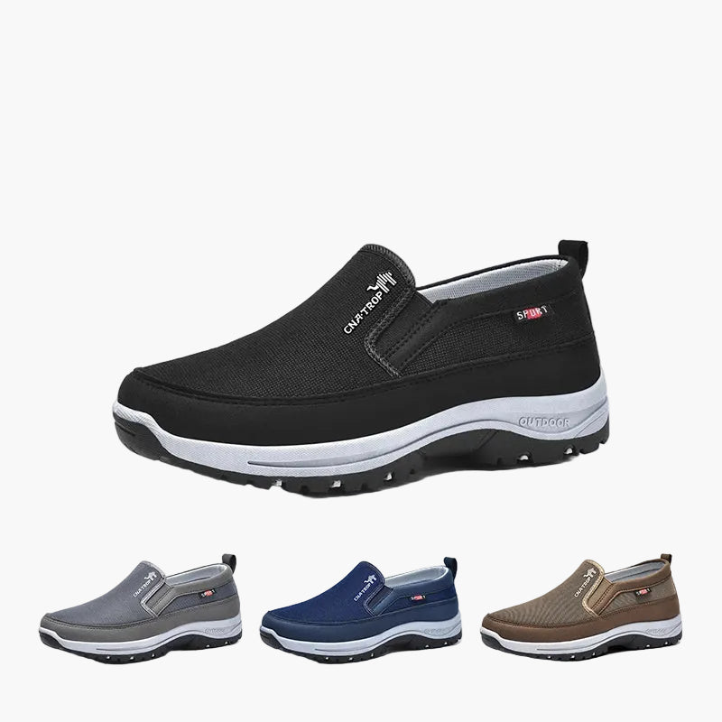 Herren Ortho-Slip-On-Schuhe – Bequeme orthopädische Slipper für Alltag und Freizeit