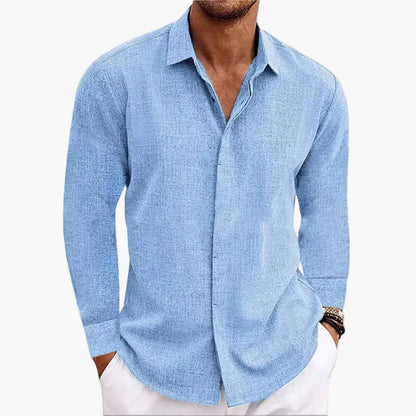 Herren Freizeit Hemd – Elegantes Langarmhemd im klassischen Stil, ideal für Alltag und Büro