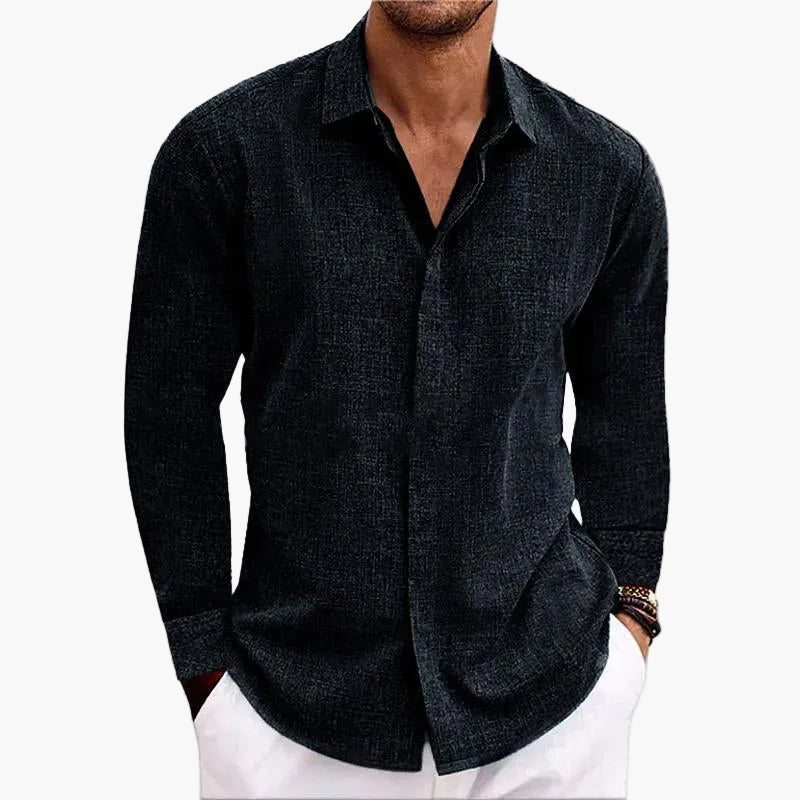 Herren Freizeit Hemd – Elegantes Langarmhemd im klassischen Stil, ideal für Alltag und Büro