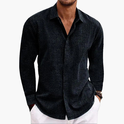 Herren Freizeit Hemd – Elegantes Langarmhemd im klassischen Stil, ideal für Alltag und Büro