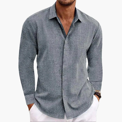 Herren Freizeit Hemd – Elegantes Langarmhemd im klassischen Stil, ideal für Alltag und Büro