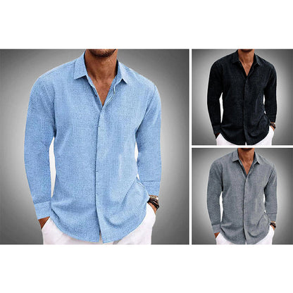 Herren Freizeit Hemd – Elegantes Langarmhemd im klassischen Stil, ideal für Alltag und Büro