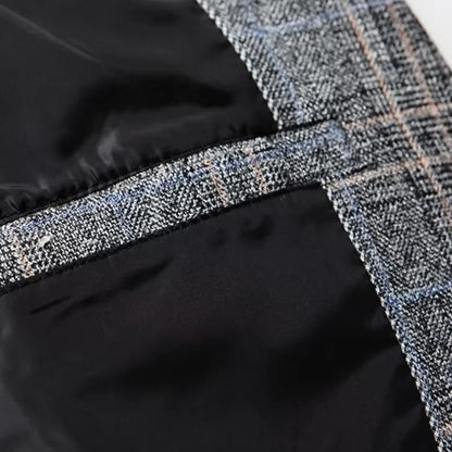 Herren Sakko Modern Kariert Business Casual – Stilvoll für Büro & Freizeit