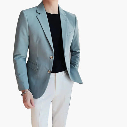 Herren Eleganter Blazer Slim Fit Business & Freizeit Sakko – Modernes Design für Büro und besondere Anlässe