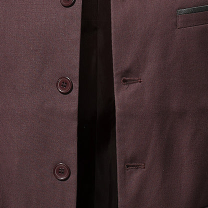 Herren Stehkragen Sakko Modern Elegant Business & Freizeit