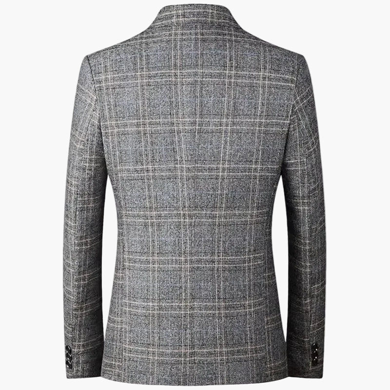 Herren Sakko Modern Kariert Business Casual – Stilvoll für Büro & Freizeit