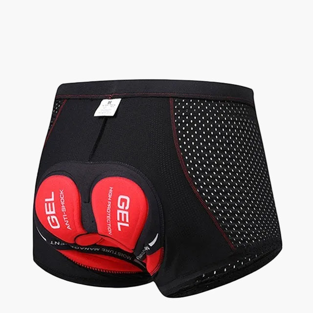 Herren Fahrradhose mit 5D Gel-Polster, Atmungsaktiv, Stoßdämpfend, Ideal für Radsport und Mountainbike