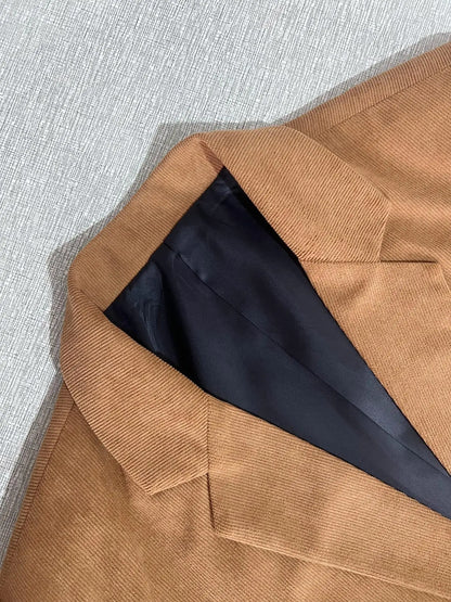 Herren Business Casual Blazer – Moderner Einreiher Sakko für Büro & Freizeit