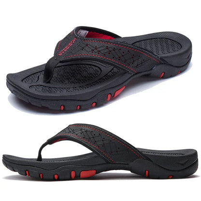 Herren Zehentrenner Sandalen mit Fußgewölbeunterstützung – Bequeme Outdoor-Sportschuhe für Strand, Alltag & Freizeit