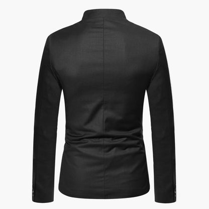 Herren Stehkragen Sakko Modern Elegant Business & Freizeit
