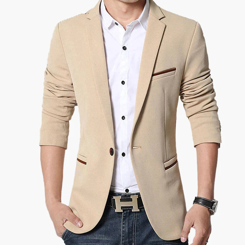 Herren Business Casual Sakko – Modernes Blazer-Jackett für Büro & Freizeit