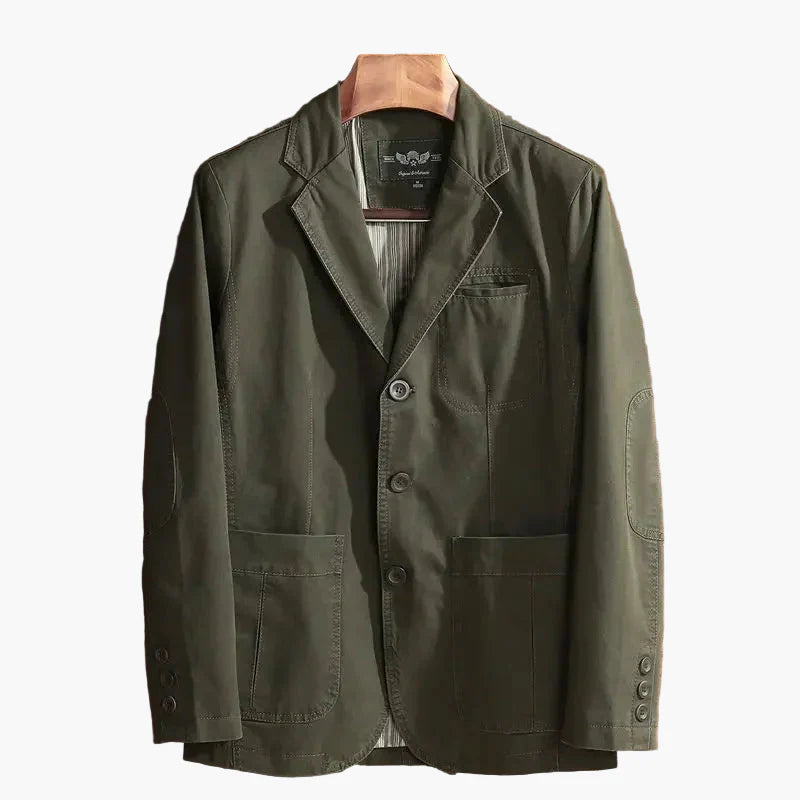 Herren Freizeit Sakko – Klassischer Blazer im Workwear-Stil für Alltag und Büro