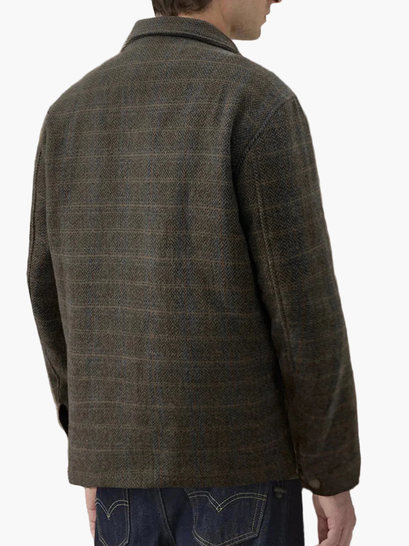 Herren Veganer Wolljacke im Vintage-Stil für Freizeit und Alltag