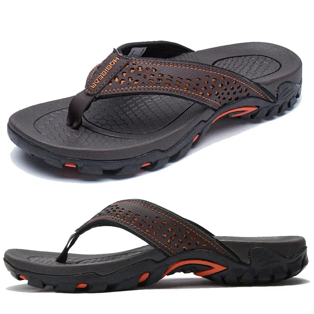 Herren Zehentrenner Sandalen mit Fußgewölbeunterstützung – Bequeme Outdoor-Sportschuhe für Strand, Alltag & Freizeit