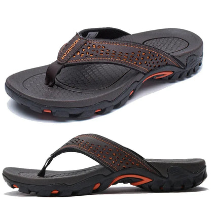 Herren Zehentrenner Sandalen mit Fußgewölbeunterstützung – Bequeme Outdoor-Sportschuhe für Strand, Alltag & Freizeit