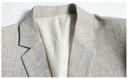 Herren Business Casual Blazer – Eleganter Einreiher für Büro und Alltag