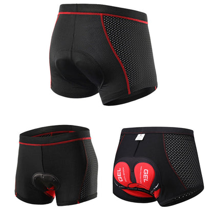 Herren Fahrradhose mit 5D Gel-Polster, Atmungsaktiv, Stoßdämpfend, Ideal für Radsport und Mountainbike