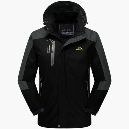 Damen Outdoor Wanderjacke mit Kapuze – Atmungsaktiv, Wind- & Wasserdicht, Ideal für Trekking & Camping