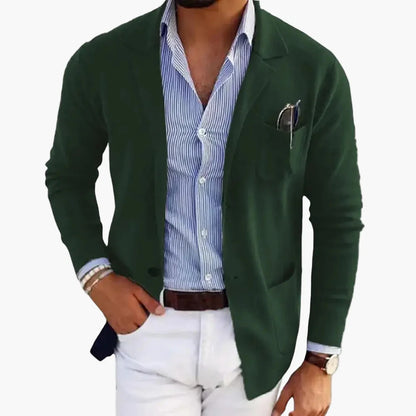 Herren Blazer Sakko Einreiher Modern Business & Freizeit Elegant