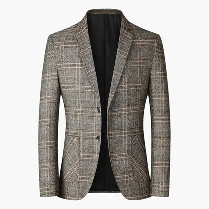 Herren Sakko Modern Kariert Business Casual – Stilvoll für Büro & Freizeit