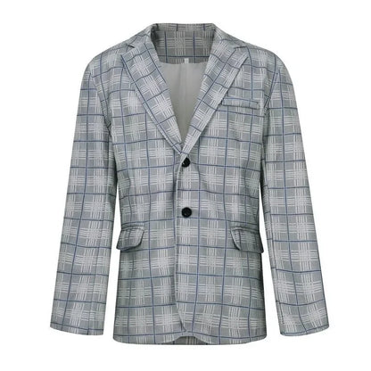 Herren Business Sakko Kariert – Moderner Blazer für Büro & elegante Anlässe