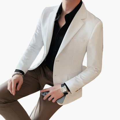 Herren Eleganter Blazer Slim Fit Business & Freizeit Sakko – Modernes Design für Büro und besondere Anlässe