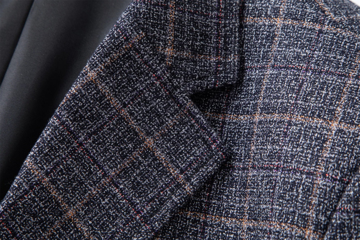 Herren Modernes Business-Sakko mit Karomuster – Stilvoller Blazer für Büro & Freizeit