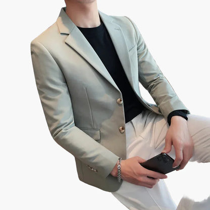 Herren Eleganter Blazer Slim Fit Business & Freizeit Sakko – Modernes Design für Büro und besondere Anlässe