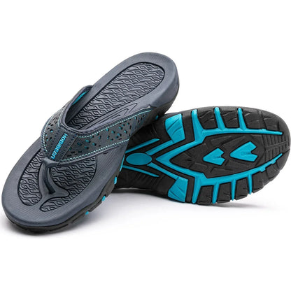 Herren Zehentrenner Sandalen mit Fußgewölbeunterstützung – Bequeme Outdoor-Sportschuhe für Strand, Alltag & Freizeit