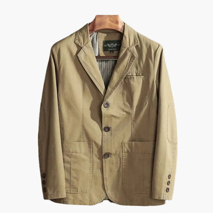 Herren Freizeit Sakko – Klassischer Blazer im Workwear-Stil für Alltag und Büro
