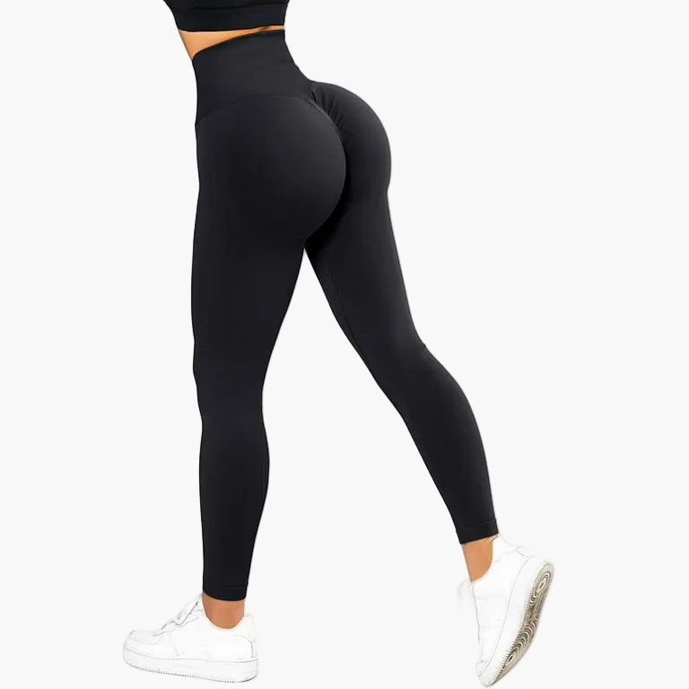 Damen Seamless Sportleggings High Waist Push-Up für Fitness & Alltag
