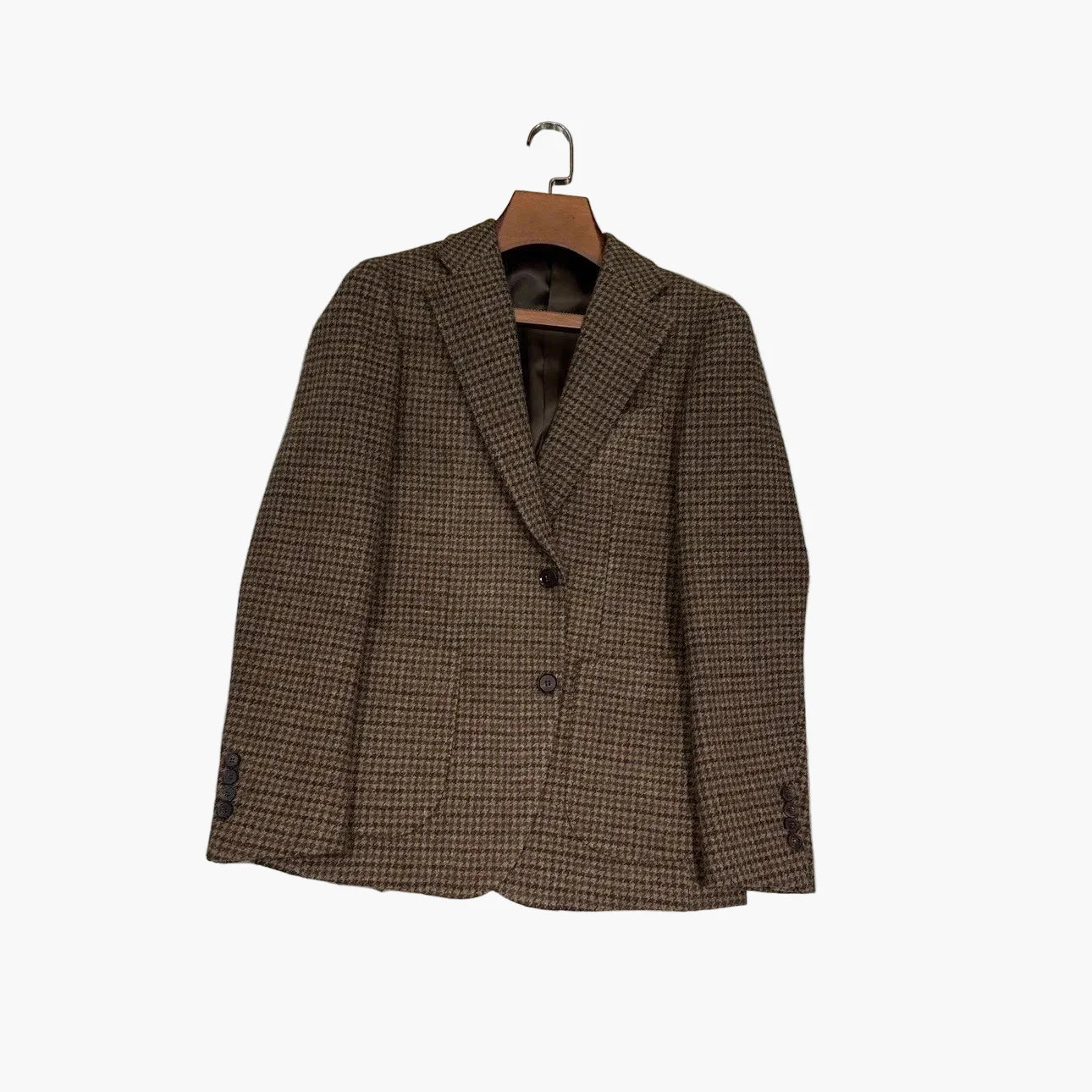 Herren Klassischer Hahnentritt-Sakko – Eleganter Freizeit- und Business-Blazer