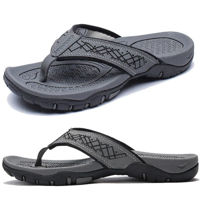 Herren Zehentrenner Sandalen mit Fußgewölbeunterstützung – Bequeme Outdoor-Sportschuhe für Strand, Alltag & Freizeit