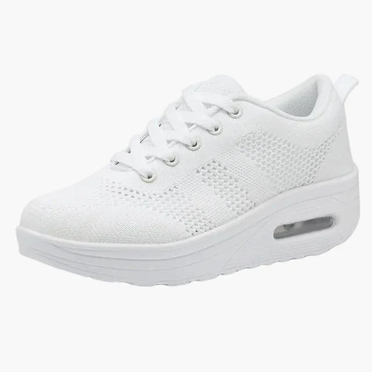 Damen Komfort-Sneaker mit Keilabsatz – Orthopädische Alltagsschuhe für langes Stehen und Gehen