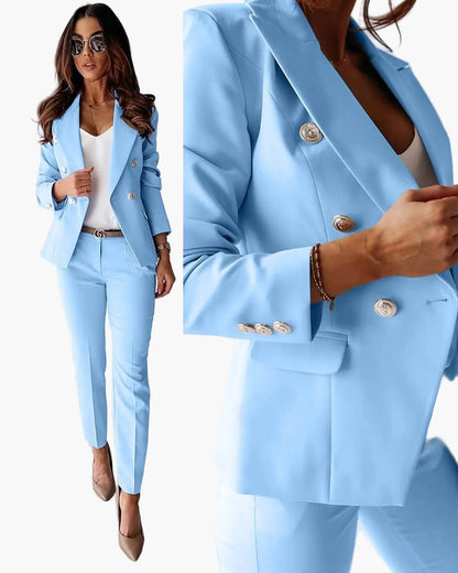 Damen Business Anzug Set – Elegantes Blazer & Hose Outfit für Büro und besondere Anlässe