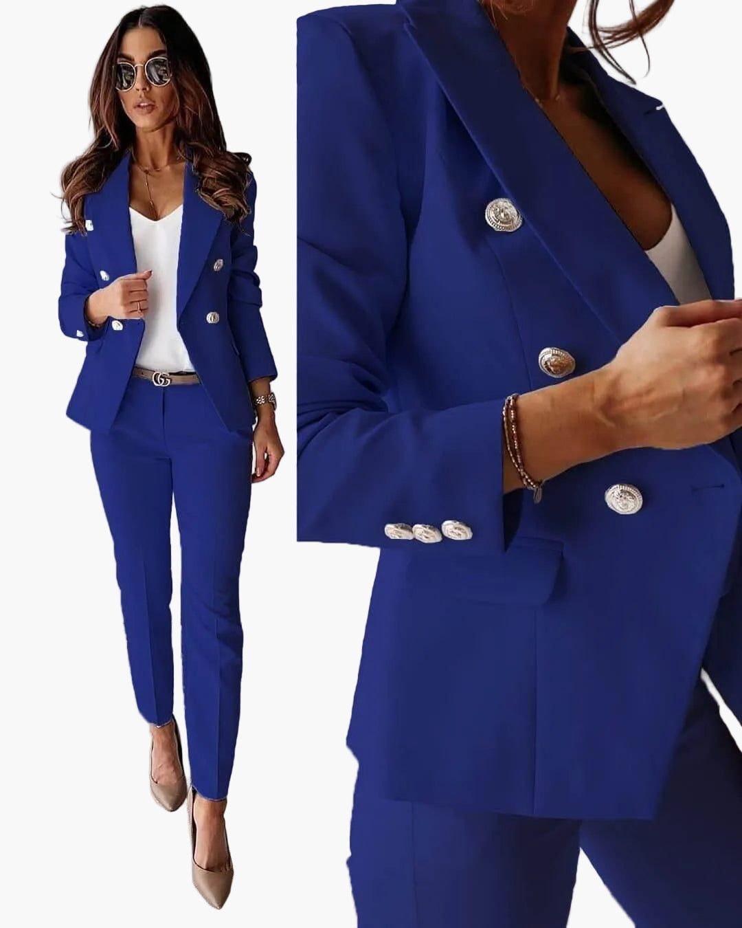 Damen Business Anzug Set – Elegantes Blazer & Hose Outfit für Büro und besondere Anlässe