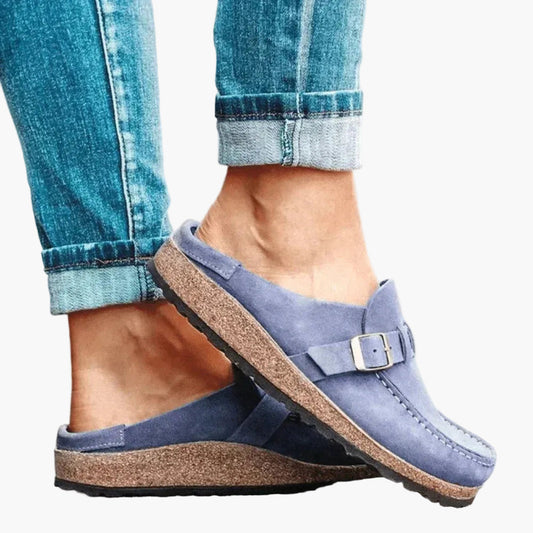 Damen Orthopädische Slip-On Pantoletten für Komfort und Gesundheit – Bequeme Alltagsschuhe mit ergonomischer Sohle