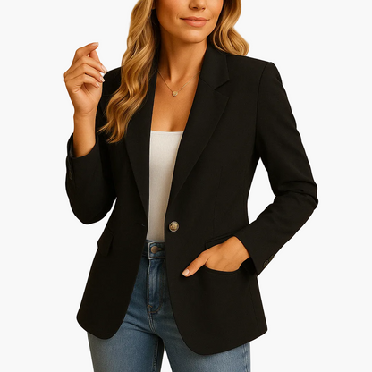 Damen Eleganter Business-Blazer Tailliert – Stilvoller Blazer für Büro & Freizeit