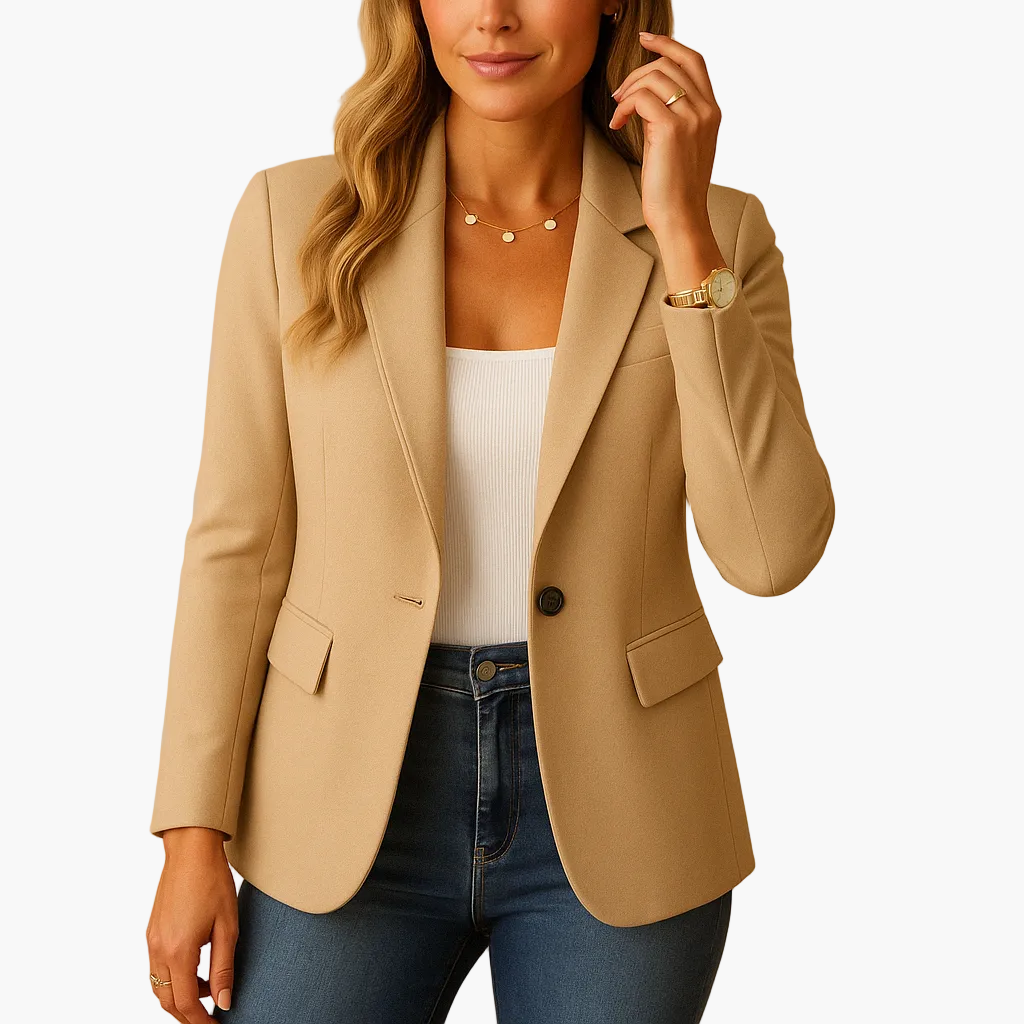 Damen Eleganter Business-Blazer Tailliert – Stilvoller Blazer für Büro & Freizeit
