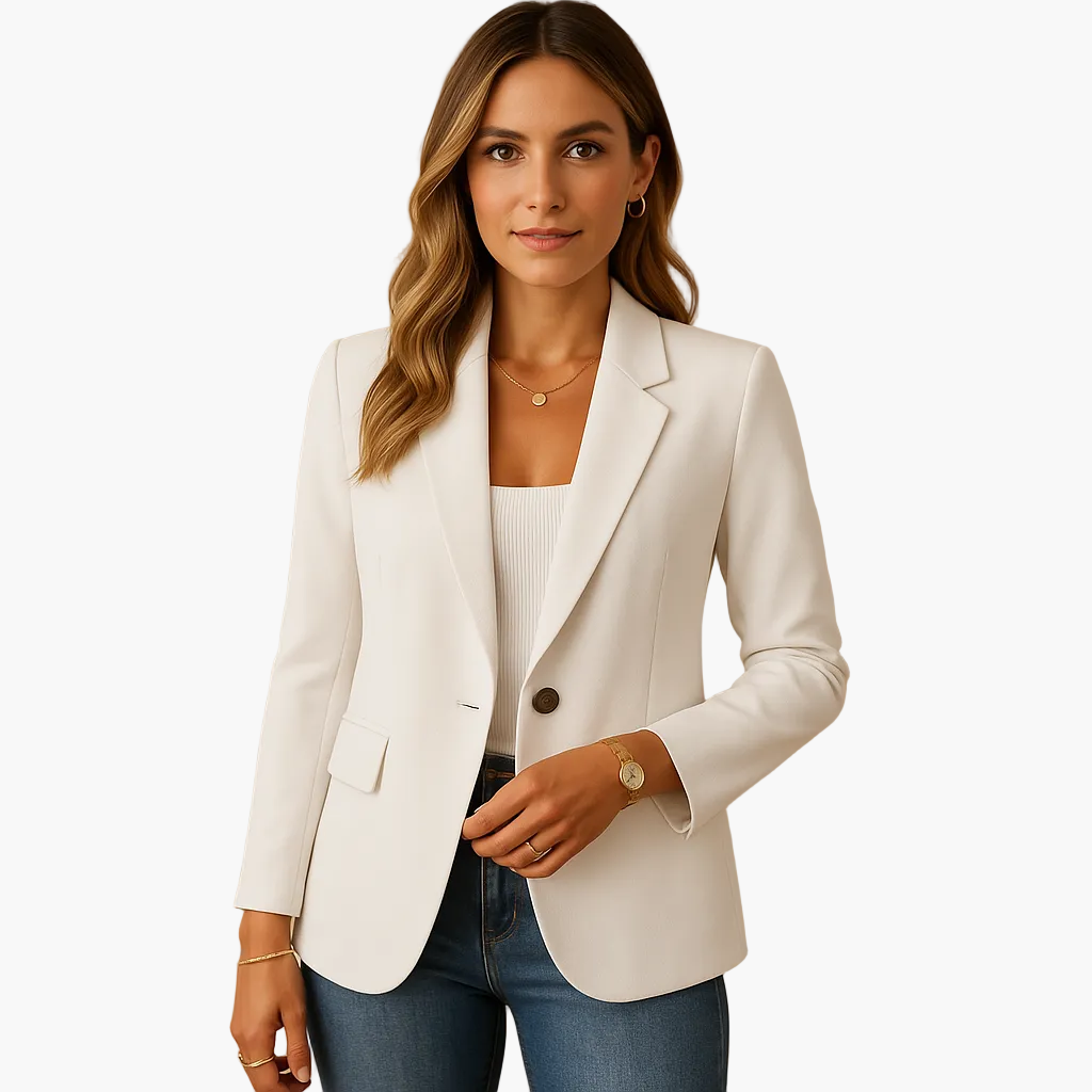 Damen Eleganter Business-Blazer Tailliert – Stilvoller Blazer für Büro & Freizeit