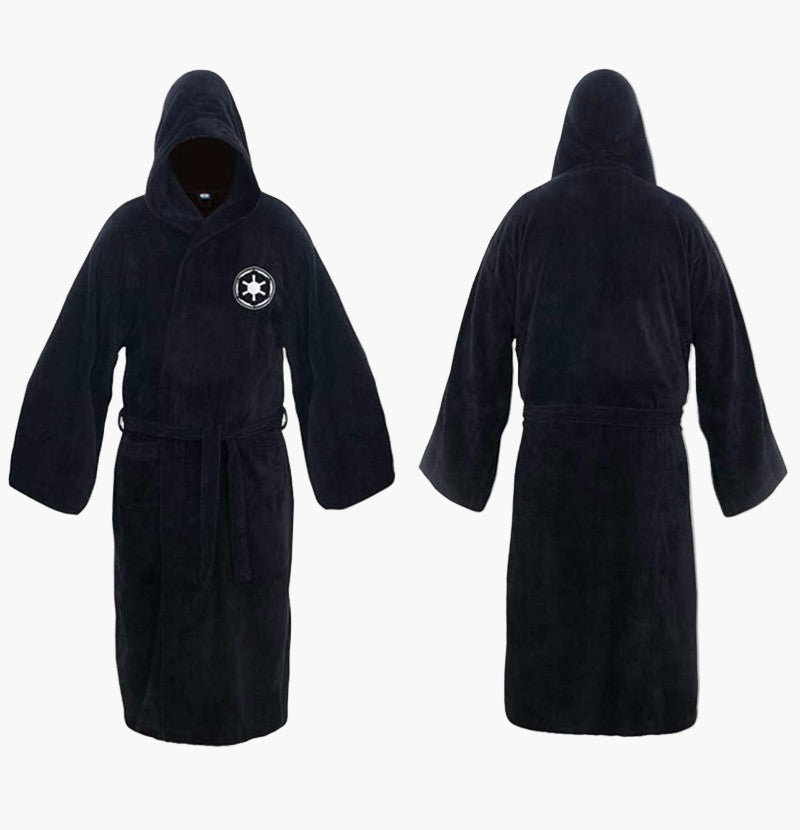 Herren Bademantel mit Kapuze – Star Wars Cosplay Stil, perfekt für Zuhause & Entspannung