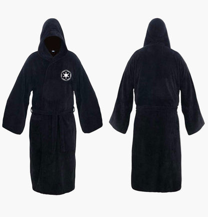 Herren Bademantel mit Kapuze – Star Wars Cosplay Stil, perfekt für Zuhause & Entspannung